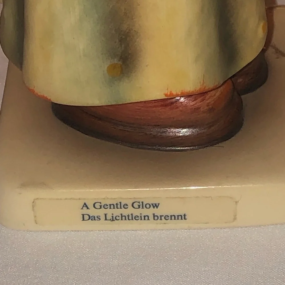 Hummel “A Gentle Glow” Ceramic Angel Candle Holder; Vintage; Christmas Decor - Picture 5 of 14